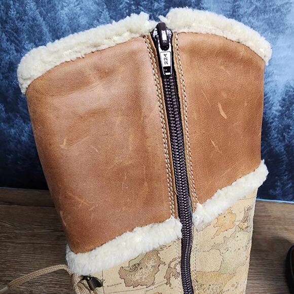 Alviero Martini Italian Leather Geo Boots | Women's 5.5 (36 EUR) - Picture 7 of 14